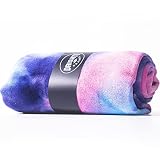 Drishti Brands Hot Yoga Mat Towel with Anti-Slip Grips, Sweat Absorbent, Standard Mat Size 24"x72",
