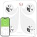 Produktbild CHWARES Digital Körperfettwaage USB Aufladen, Bluetooth Personenwaage mit App,Digitale Waage für ANALYSIERT WICHTIGE KÖRPERDATEN,3 Einheiten Konvertierung,USB Ladevorgang,Körperfettwaage Wireless,Weiß
