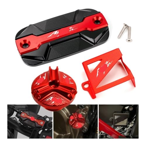 Couvercle liquide frein Africa Twin 1100 en aluminium anodisé haute finition