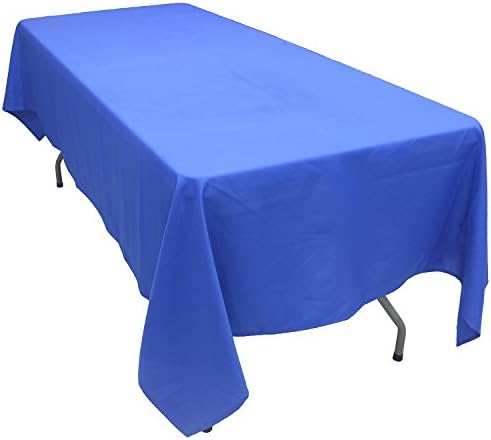 KaitatsuSen Oblong Rectangular Polyester Fabric Tablecloth, Charcoal, 70x90-Inch(178x228cm)