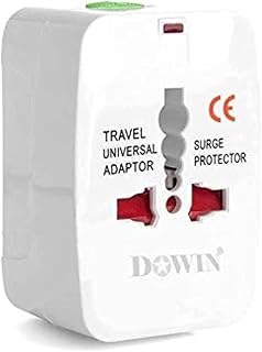 DOWIN US to EU Europe and Universal AC Power Plug World Travel Adapter Converter