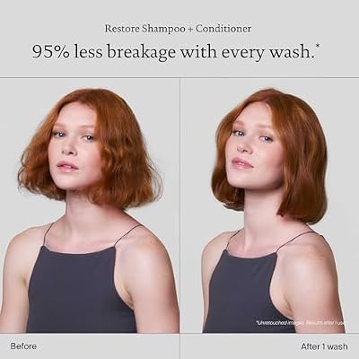 Living Proof Restore Shampoo, Sulfate Free, Repairs Damaged or Dry Hair, Strengthens, Reduces Breakage, Adds Shine, Softness, Manageability, Color Safe, Professional Salon Formula