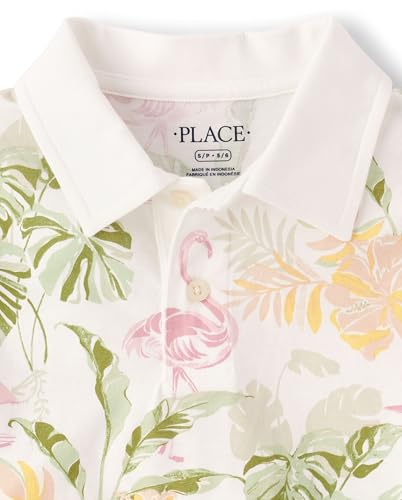 Image of The Children's Place Boys' Uniform Short Sleeve Pique Polo