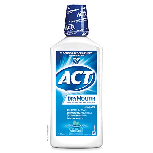ACT Total Care Anticavity Fluoride Mouthwash Dry Mouth, 33.8 Ounce