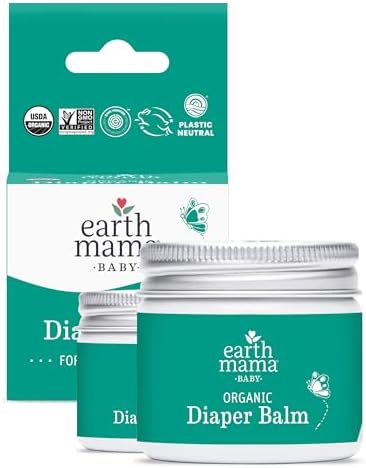 Organic Diaper Balm Calendula Cream, 2-Fluid Ounce, 2-Pack