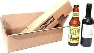 SpiritedShipper One Bottle Shipper - 375ml / Beer - Kraft (10 Boxes and Inserts)