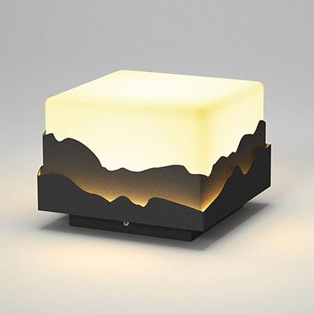 SDUYTEG LED Modern Pathway Lights Post Cap Lights Pier Lamp Outdoor Pillar Lights Stainless Steel Waterproof Garden Lighting for Yard Patio Walkway Outdoor