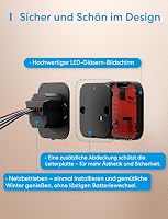 Meross Heizungsthermostat Smart Fußbodenheizungsthermostat WLAN, Schwarz – Ansicht 7