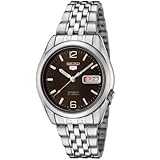Seiko Men's SNK391K Seiko 5 Automatic Brown Dial Stainless Steel Watch
