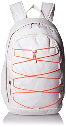 Nike Hayward 2.0 Backpack, Nike Backpack for Women and Men with Polyester Shell & Adjustable Straps, Phantom/Bright Crimson/Phantom