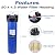 H&G Lifestyles 4.5 x 20 Whole House Water Softener,Ion Exchange Filter,Remove Calcium Magnesium,Prevent Scale Build-up,Whole Home Water Filtration System