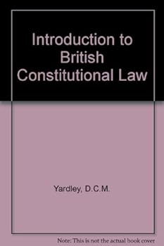 Hardcover Introduction to British constitutional law, Book