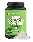 Extra Large Grass-Fed Collagen Peptides 3 lb. Custom Anti-Aging Hydrolyzed Protein Powder for Healthy Hair, Skin, Joints & Nails. Paleo and Keto Friendly, GMO and Gluten Free, Pasture-Raised Bovine.