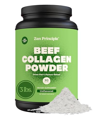 image for Zen Principle Grass-Fed Agglomerated Hydrolyzed Collagen Peptides 3 lb