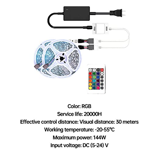LED Strip Lights, 2 stks WiFi RGB Smart 18 LED's Lamp LED-verlichting voor Slaapkamer, Woonkamer, Keuken, Woondecoratie… - Image 6