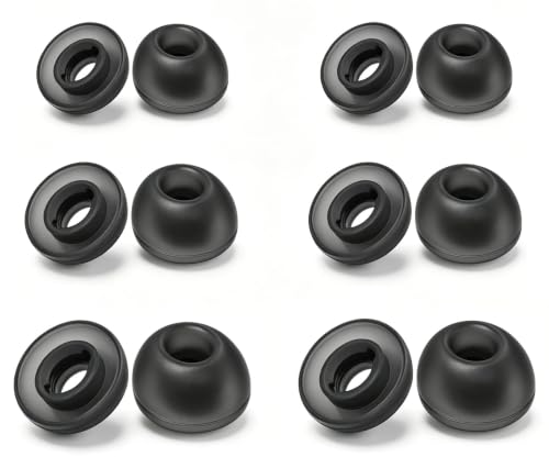 �����p�C���[�`�b�v �C���[�v���O �C���[�L���b�v JBL Tune Buds/JBL Live Free 2�C���z���Ή� S/M/L �V���R���C���z���`�b�v 6�g �u���b�N (801tune6pb)