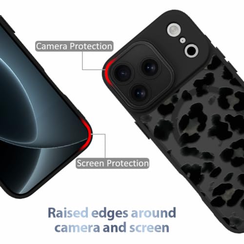 AIGOMARA Magnetic Case for iPhone 18 Pro Max, Leopard Pattern - Black by AIGOMARA - Used condition - Image 2