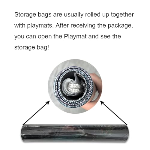MTG Playmat Size 24x14in Free Storage Bags Non-Slip Backing, Ideal for Card Game Enthusiasts TCG Playmat (Cherry Blossom rain) by TCGMAT - Image 6