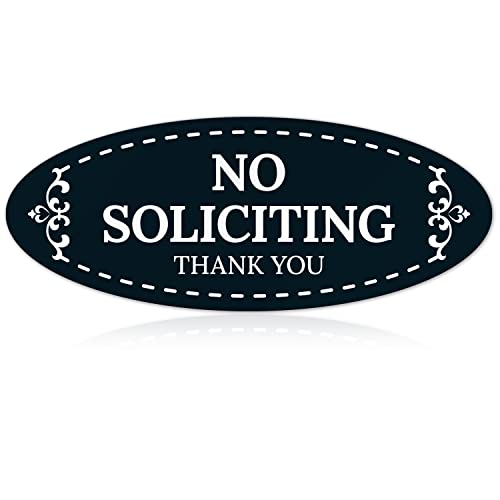 No Soliciting Sign for House Thank You Sign, (SI-1539)