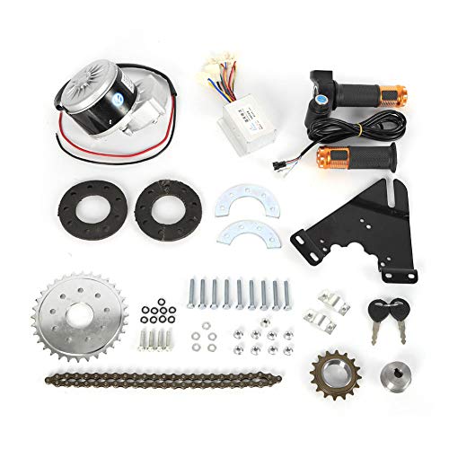 TBVECHI Conversion Kit, Electric Bike Modified Conversion Kit 250W 24V for Common Bike Left Chain Drive Custom