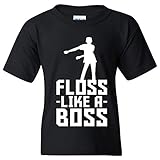 Kids Floss Like A Boss - Flossin Dance Funny Emote Youth T Shirt