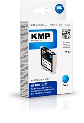 KMP Tintenkartusche für Epson Stylus SX525WD, E130, cyan