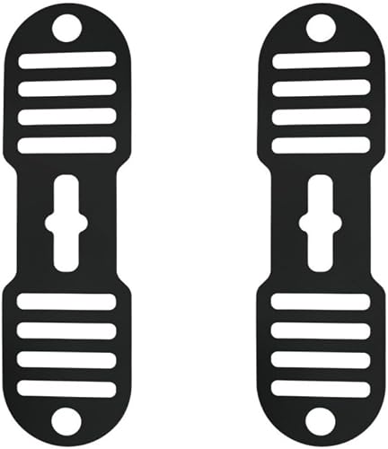 Silicone Lid Lock Strap for Crockpot Slow Cooker (6/7/8 Quart) - Universal Crockpot Lid Holder & Rubber Strap Alternative | Heat-Resistant, No-Spill Design Transport Accessories (Black 2PCS)