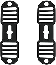 Silicone Lid Lock Strap for Crockpot Slow Cooker (6/7/8 Quart) - Universal Crockpot Lid Holder & Rubber Strap Alternative | Heat-Resistant, No-Spill Design Transport Accessories (Black 2PCS)