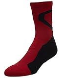 NIKE Jordan Jumpman Drifit Crew - Calcetines l&iacute;nea Michael Jordan Unisex, Color Rojo/Negro,...