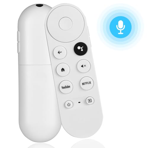 Telecomando Sostitutivo Per Google Chromecast G9N9N, Con Controllo Vocale, Tasti YouTube E Netflix, Per 4K E HD