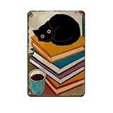 Matériau : étain/métal, avec plaque en étain de style nostalgique. Dimensions : 20 x 30 cm et 30 x 40 cm