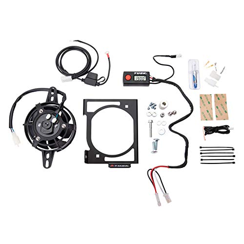 Tusk Digital Radiator Fan Kit Compatible with Honda CRF250RX 2019-2021/CRF250R 2018-2021 by TUSK - Used condition - US$109.81