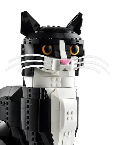 Whiskers for Lego® 21349 Ideas Tuxedo Cat Snap-in Accessory -