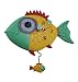 Allen Designs `Wide Eyed Fishy` Pendulum Wall Clock Fish