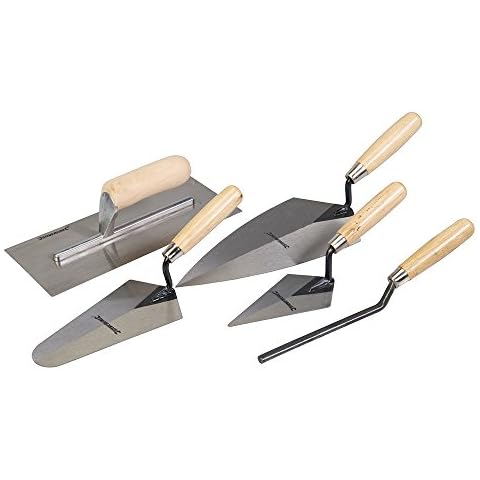 Silverline Trade Trowel Set with 5 Tools Cover