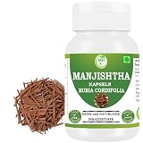 Morsan Healthcare Manjistha Kapseln – Ayurveda Kräuterergänzung – Rubia Cordifolia Pulver – Pflanzlich, Vegan, Natürlich, 60 Kapseln (Packung mit 1)