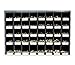 3059 Piece Bolt Bin Kit Grade 8 Nut Bolt Washer Assortment, Hex Head Cap Screws, Flat and Lock Washers 40 Hole Bin