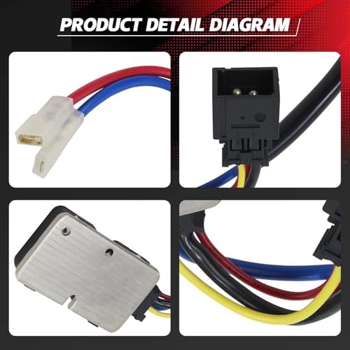 Image of 1991-1999 For Mercedes Benz W140 CL500 600 S280 S320 S420 S500 S600 Blower Motor Resistor Replacnt # 1408218451 0058205010 1408218351 9094302225