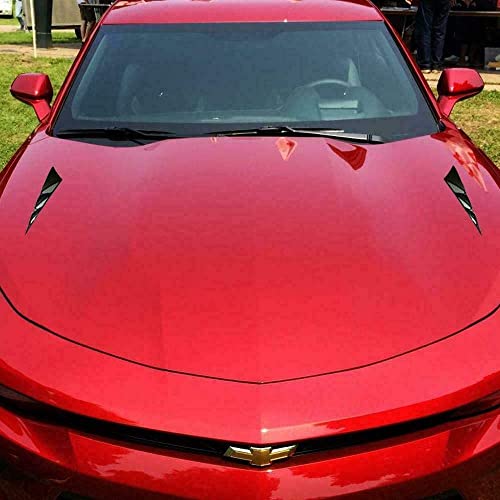 Car Cowl Hood Scoop Decal Decor Air Flow Intake Vent Sticker Trim Car Hood Vent Cover Universal #TOP6