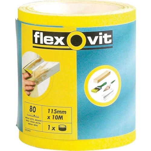 Papier abrasif en rouleau Flexovit Flv69919 à grain haute longévité