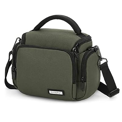 BAIGIO Borsa a Tracolla Grande per Fotocamera Reflex e Aaccessori, Borsa Custodia Fotografica per Macchina Fotografica Reflex Nikon Canon Sony DSLR con Tracolla Regolabile e Impermeabile