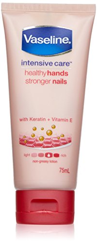 Vaseline Intensive Care Hand Cream Healthy Hands Stronger Nails, 75ml