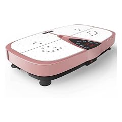 Vibration Plate Exercise Machine 3D Whole Body Workout Fitness Platform with Loop Bands Silent Motor Speed Control 1-99