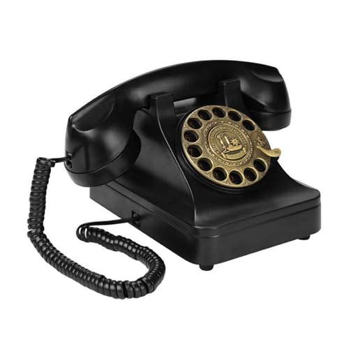 Téléphone fixe classique filaire pour rompre avec les écrans grâce au style rétro