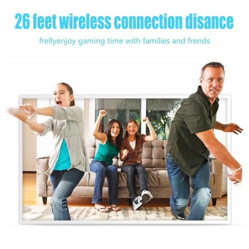 Degulan Motion Plus Wii Remote and Nunchuck Controller, Wireless Controllers Compatible with Wii/Wii U with Silicone Case and Wrist Strap (White) - Thumbnail 7