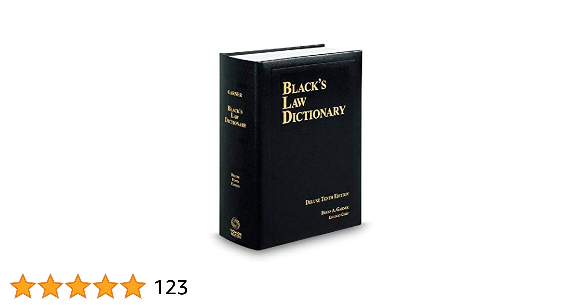 Amazon.com: BLACK'S LAW DICTIONARY; DELUXE 10TH EDITION