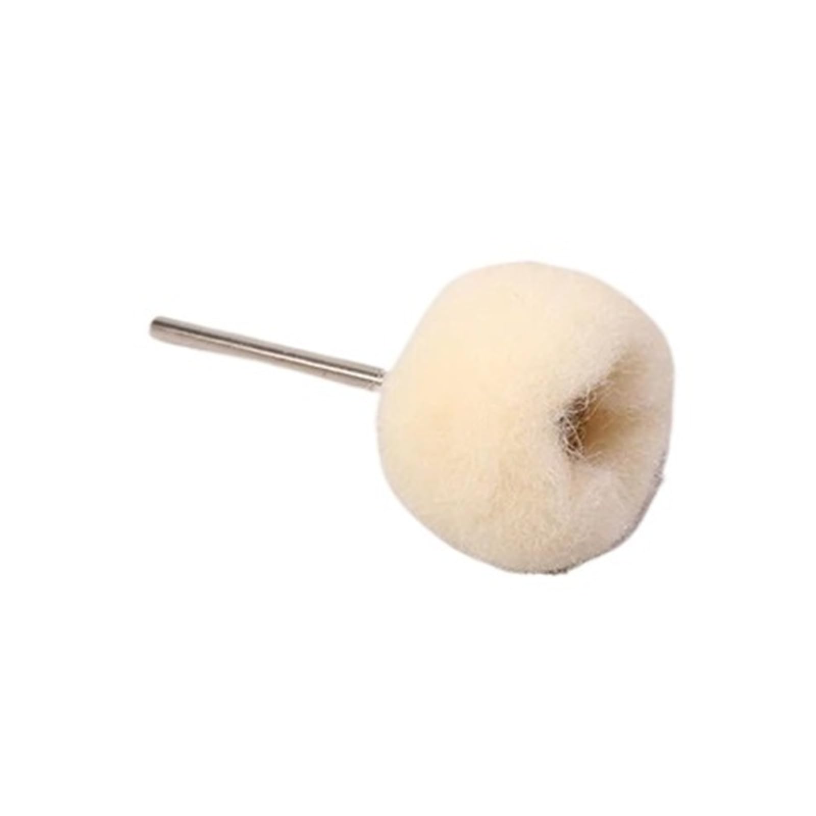 10Pcs Wool Polishing Head 3mm Shank Buffing Wheel Polish Brush Drill Rotary Abrasive Brush Hand Grinding Buffing Tools(A)