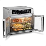 Kitchen Elite French Door Air Fryer Oven, Stainless Steel, 2...