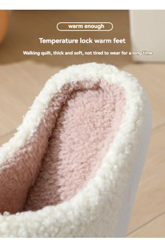 Heart Slippers for Women Men, Womens Love Heart Slippers with Socks, Valentines Slippers Gifts Indoor Outdoor House4