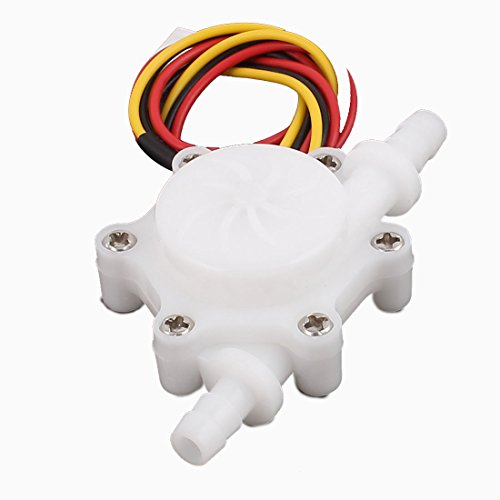 Sensor de flujo de agua uxcell sen-hz06 C de 6 mm para medición precisa de caudal